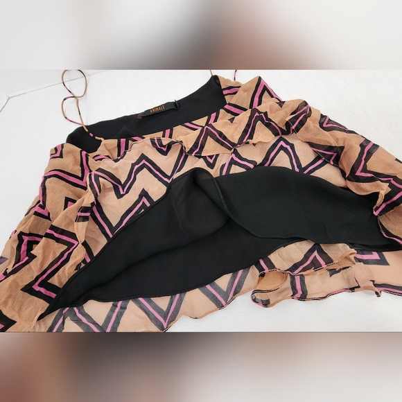 ♥️ ANIMALE CAMISOLE TWO LAYER ZIG ZAG PATTERN - SIZE 38 ♥️ - Picture 7 of 9